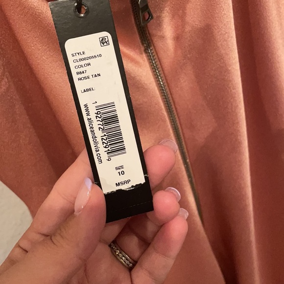 Sold 🆕ALICE + OLIVIA Harmony Roseslip dress Sz 10 - Picture 7 of 16